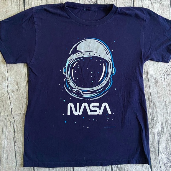 NASA astronaut crew neck graphic tee. Size Boys L (14/16). - Picture 3 of 6